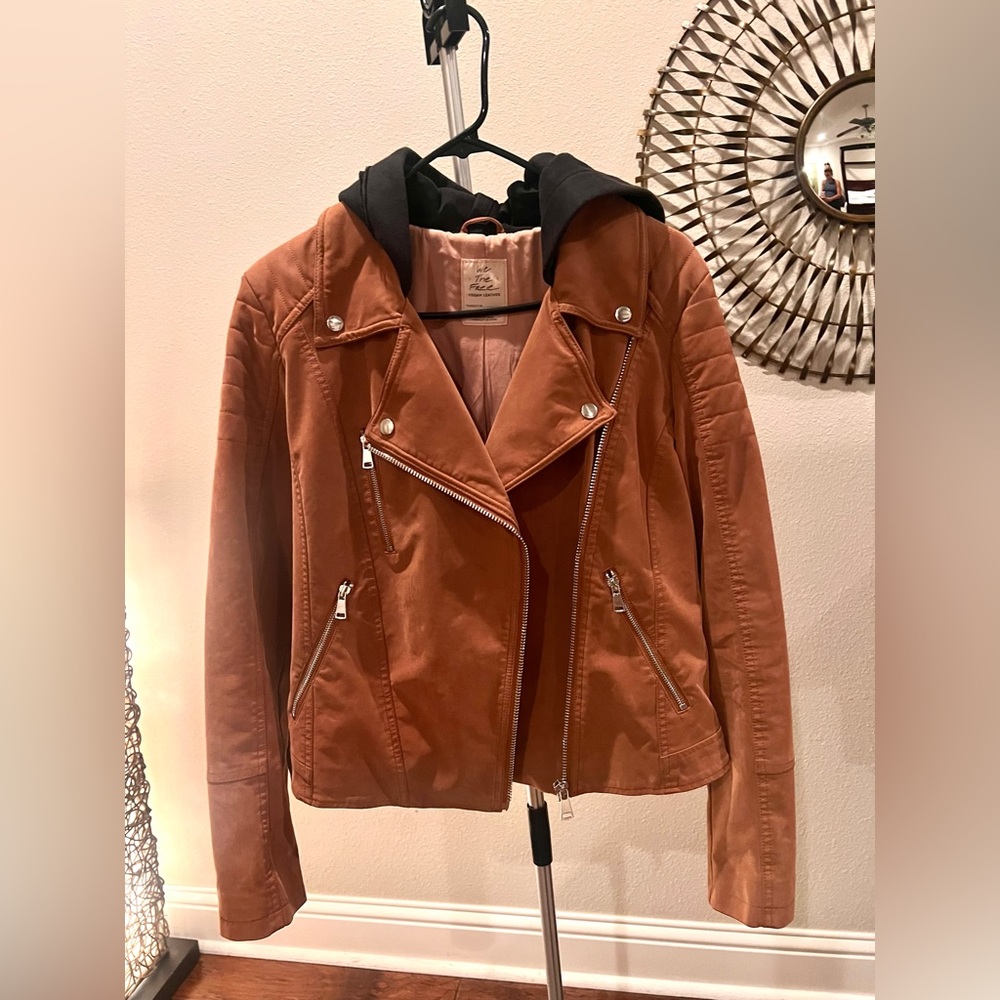 Free People Harriett Vegan Suede Jacket. Medium